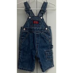 Vintage Baby Guess Denim Overalls Size 3/6 Months
